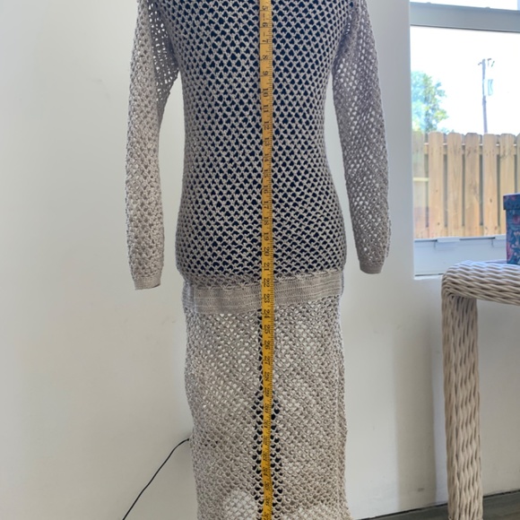 crochet 100% linen unique dress/tunic - Picture 10 of 14